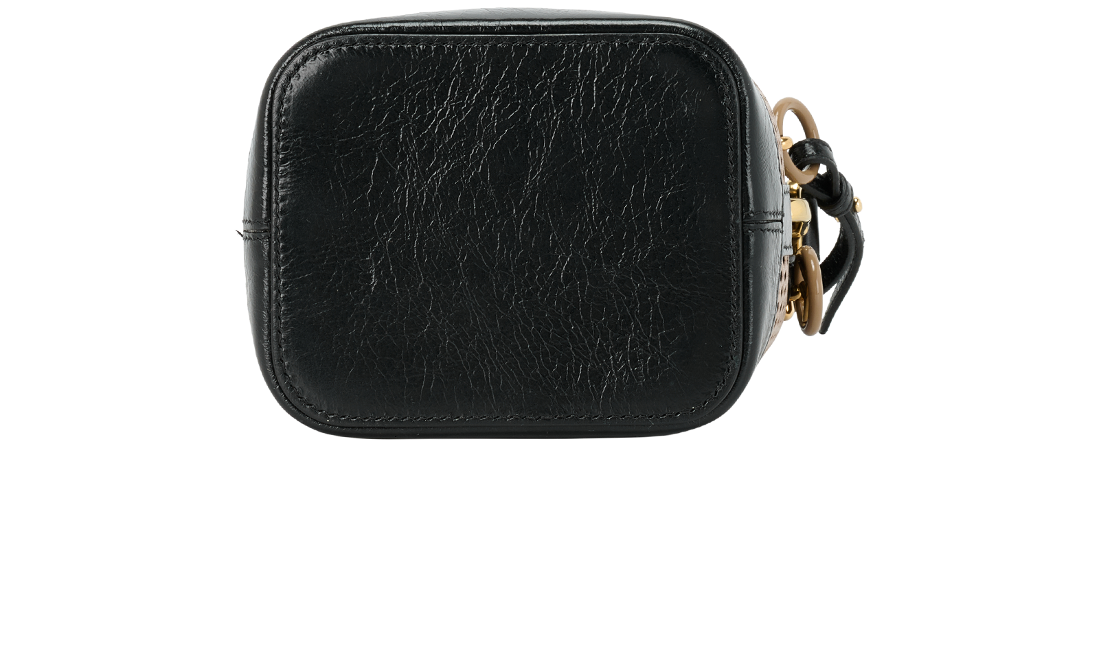 Mini Mon Tresor, &pound;695, Handbags, Black/Tan, Leather, Top view